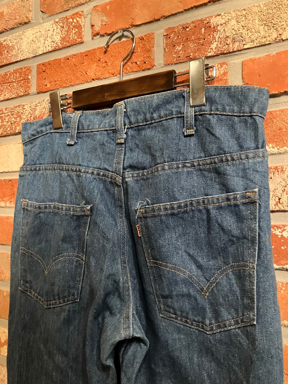 70s USA 빈티지 리바이스 646 벨바텀 부츠컷 데님 팬츠 상품이미지6