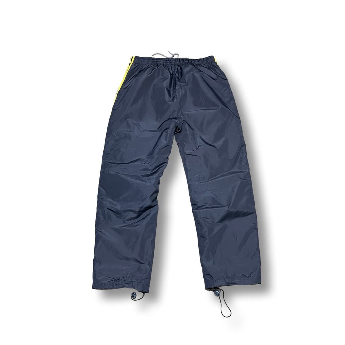 [34] 아디다스 00s 올드스쿨 네이비 옐로우 누빔 나일론 팬츠 상품이미지3