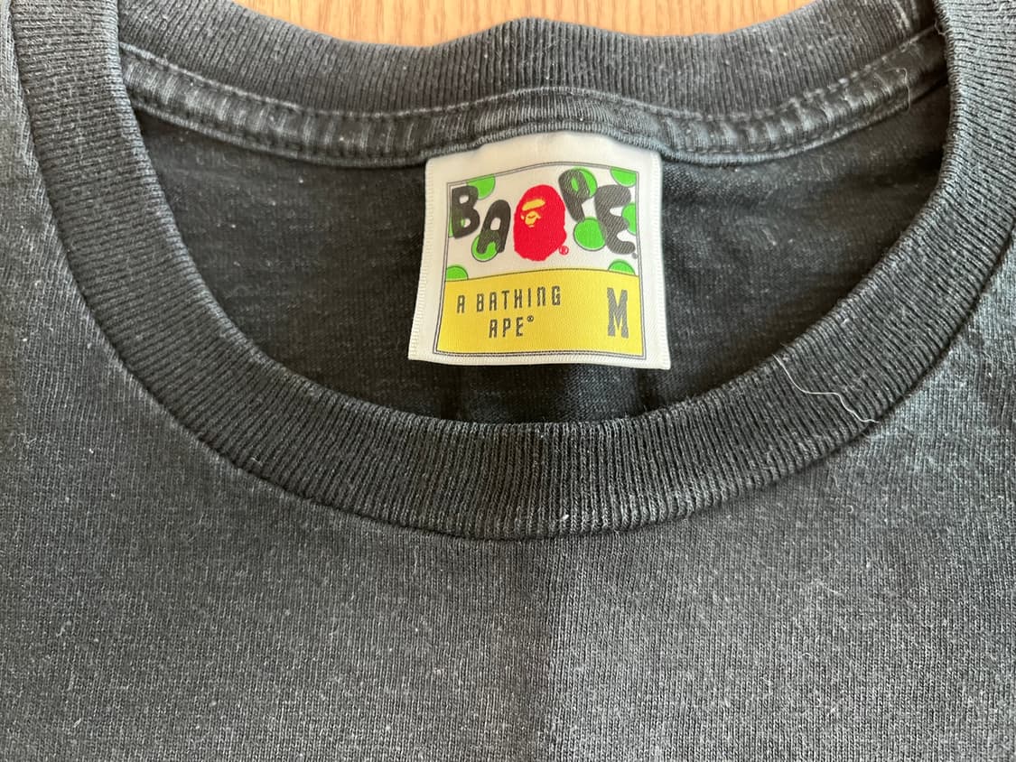 베이프 BAPE X BBC 빌리네어보이즈클럽 티셔츠 Sz.M 상품이미지8