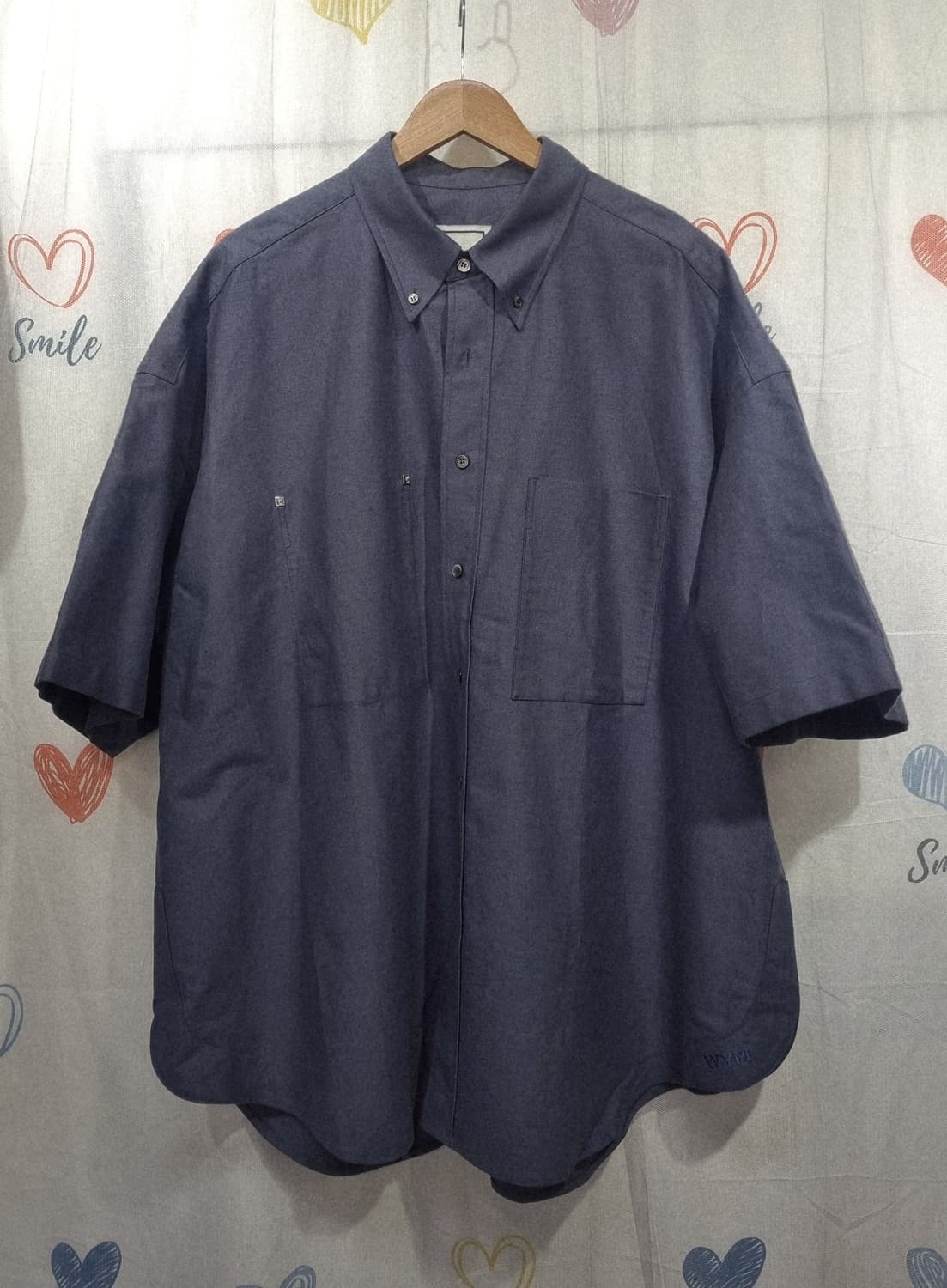 정품) 우영미  코튼 숏 슬리브 셔츠  상품이미지1