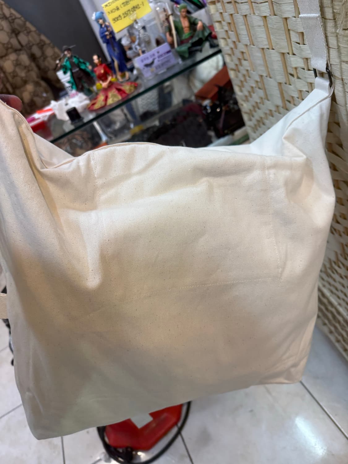 정ㅂ붐 요지야마모토 캔버스 크로스백 팝니다 상품이미지4