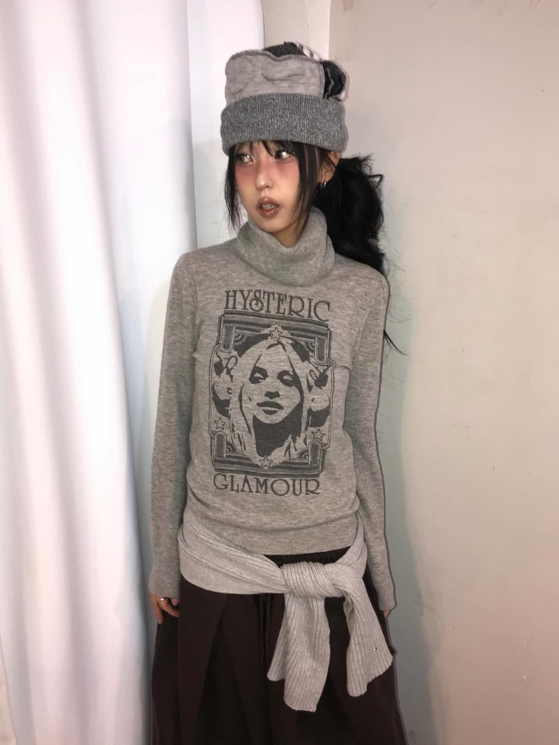 Hysteric Glamour His Girl High Neck Kn 상품이미지3