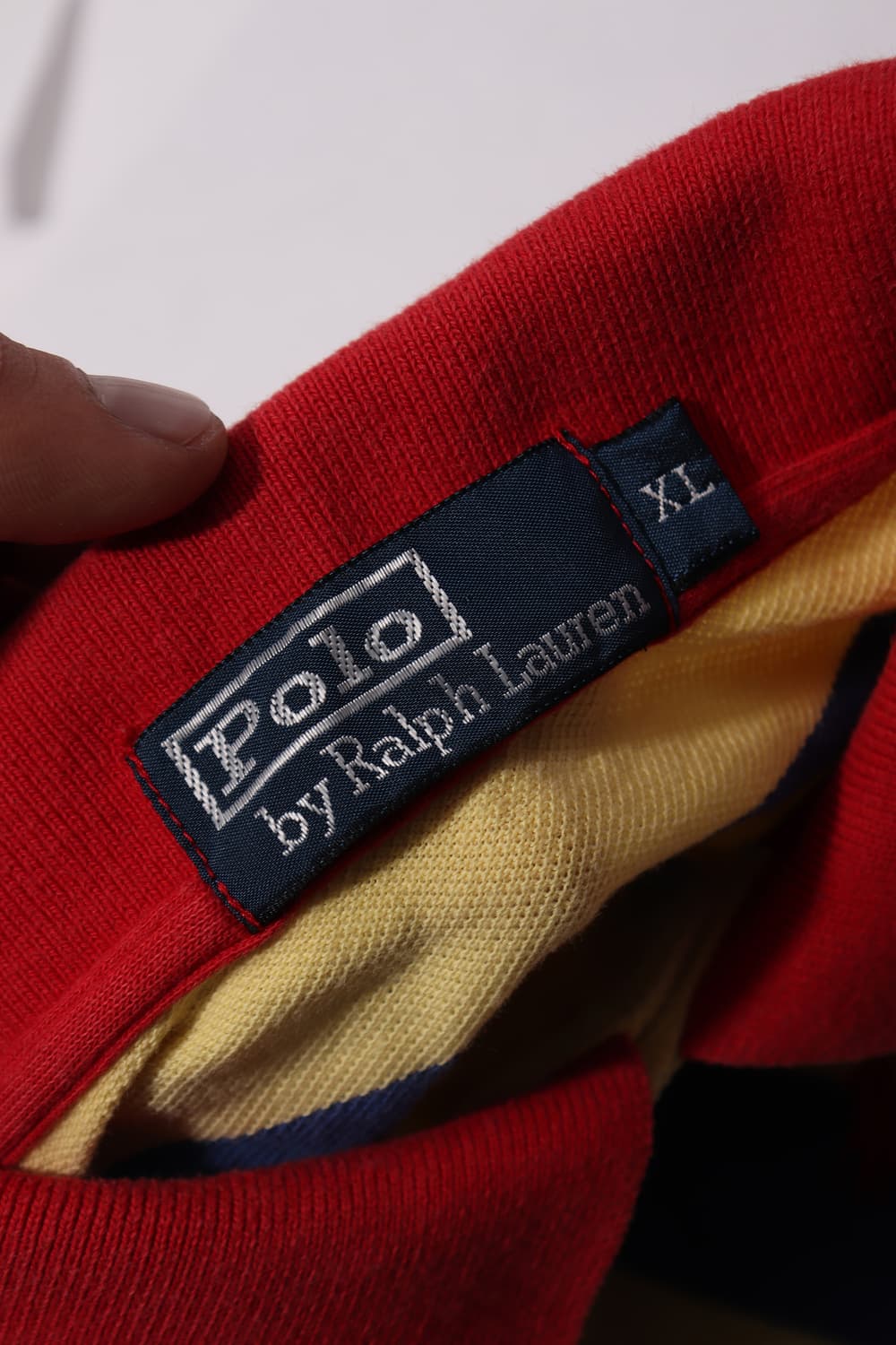 폴로 렐프 로렌  단가라 폴로 카라티 size XL 상품이미지5