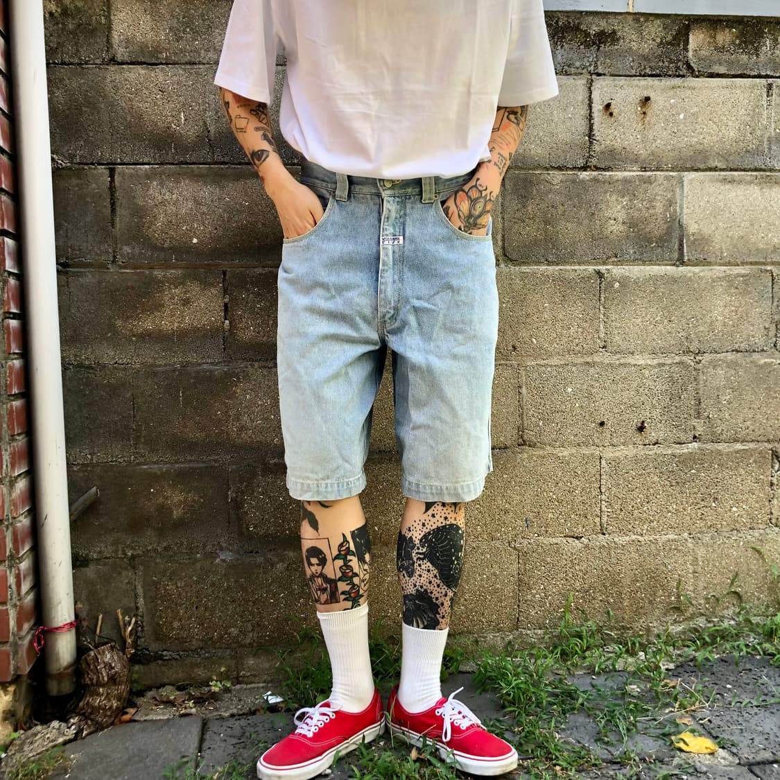 Vintage denim shorts 상품이미지2