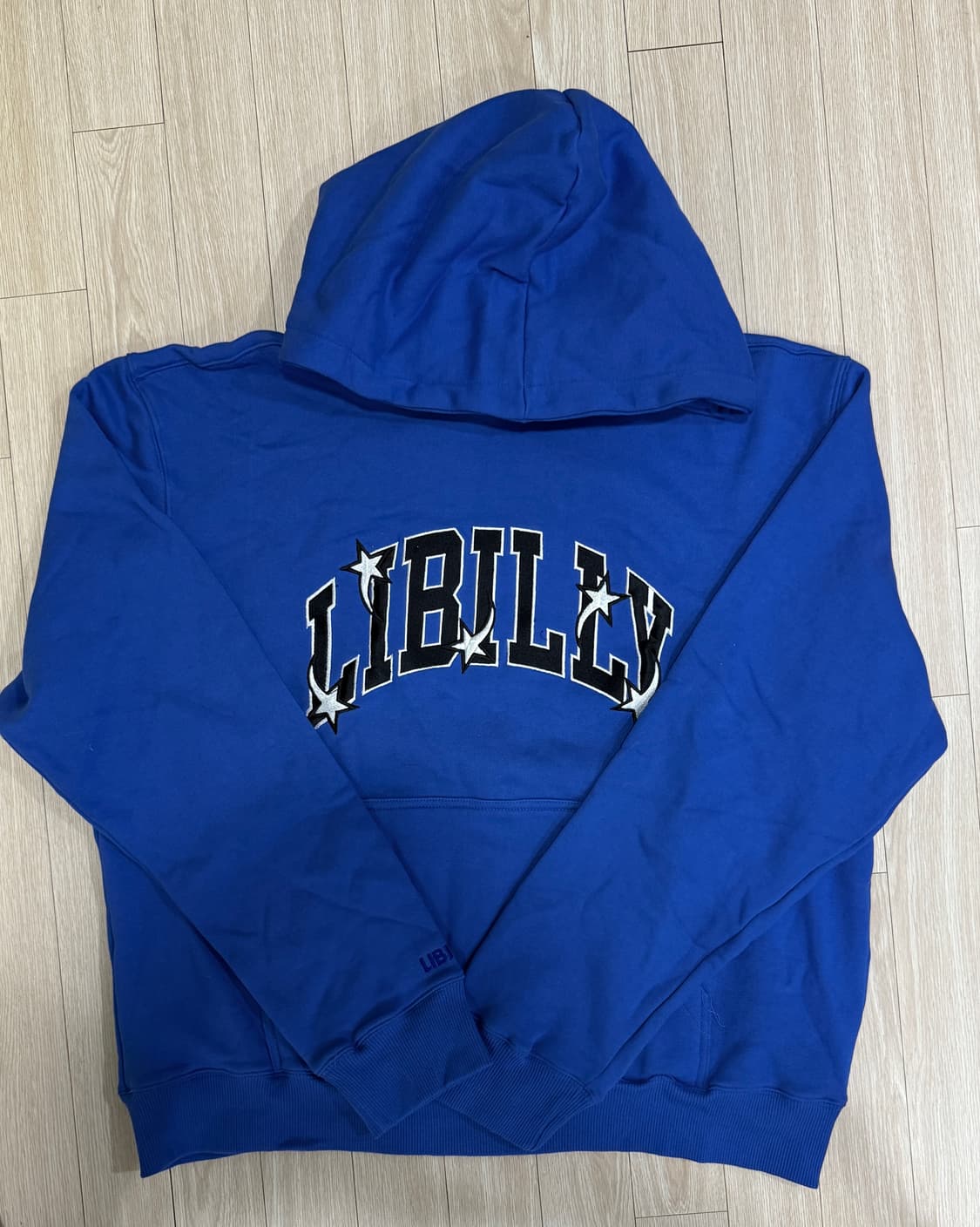 창모 LIBILLY 파란색 후드티 XXL 상품이미지1