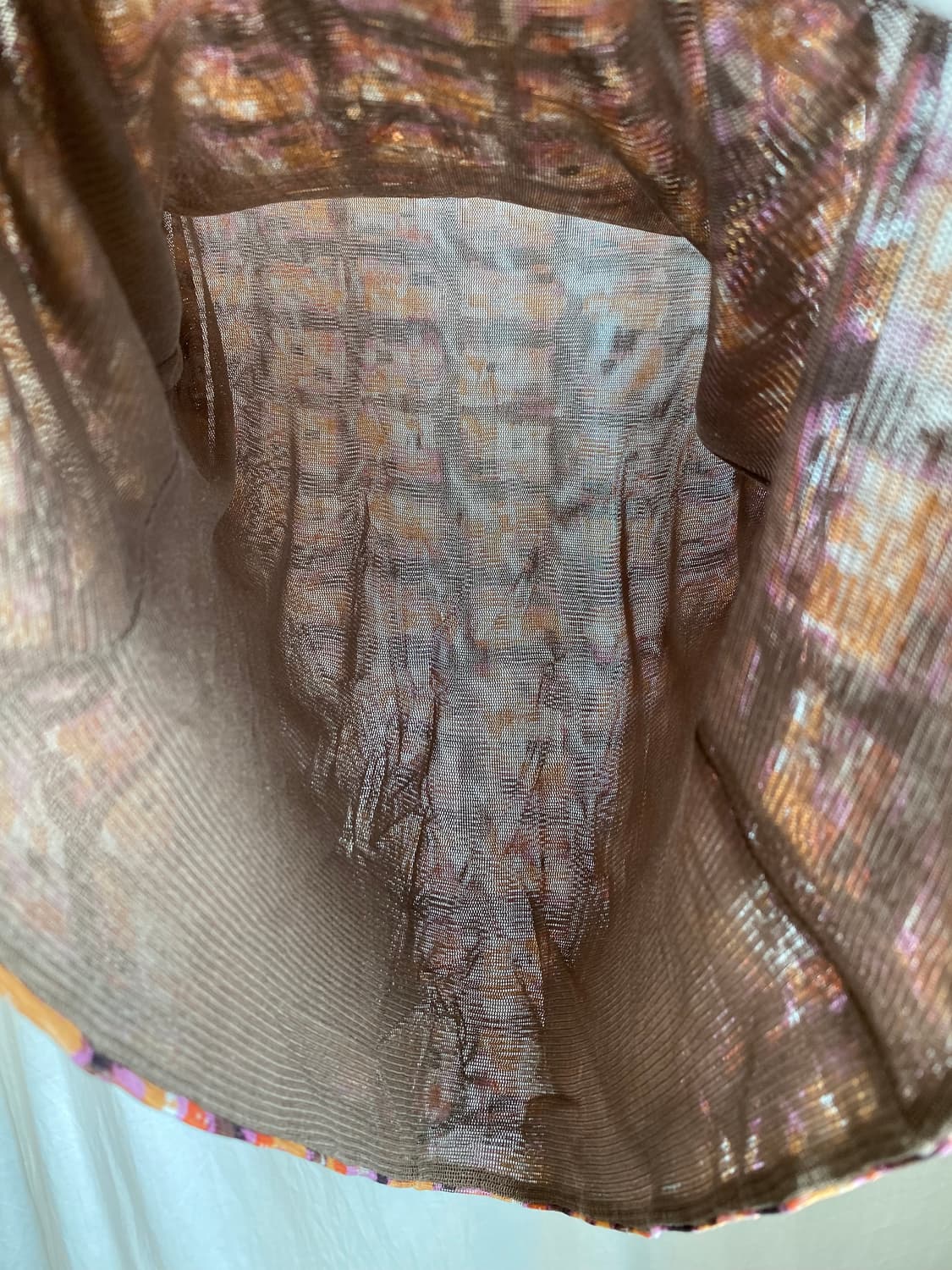 빈티지 패턴 타이트탑(M) 상품이미지5