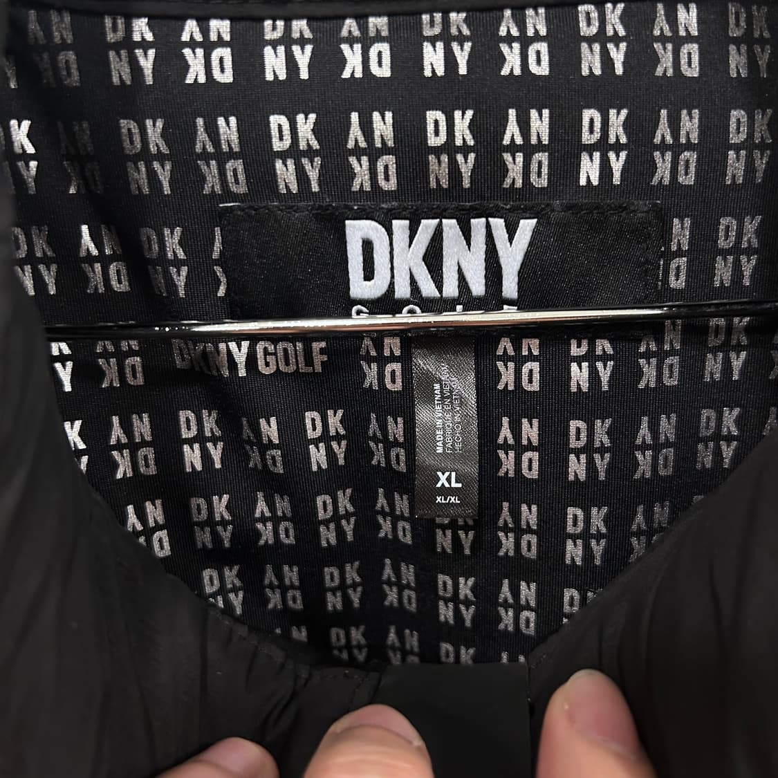 도나카란 골프 구스다운 퀼팅 투웨이 경량패딩 상품이미지3