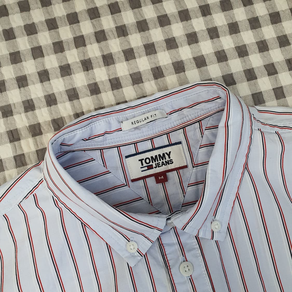 타미힐피거 스트라이프 긴소매 셔츠 남자95 상품이미지2