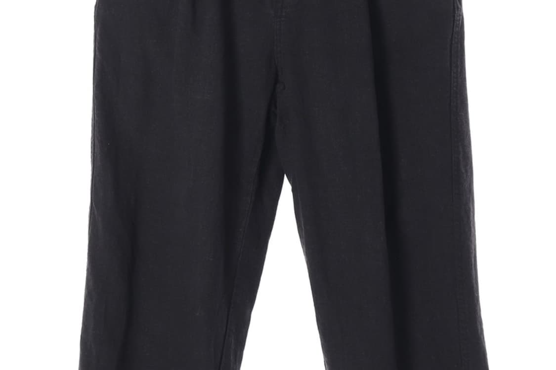 유니폼브릿지 라미 텐셀 와이드 핀턱 슬랙스 블랙 32 상품이미지4