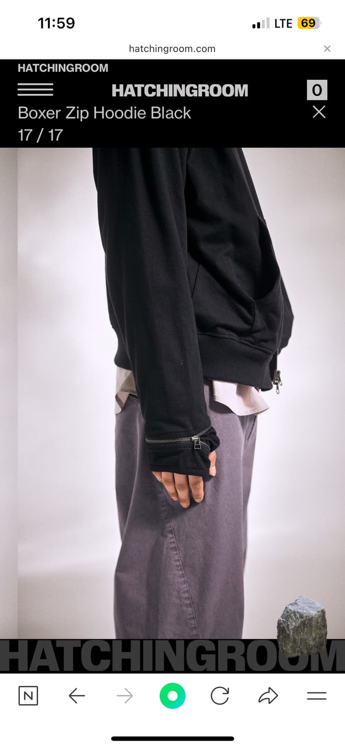 해칭룸 복서 후드집업 4사이즈 상품이미지8