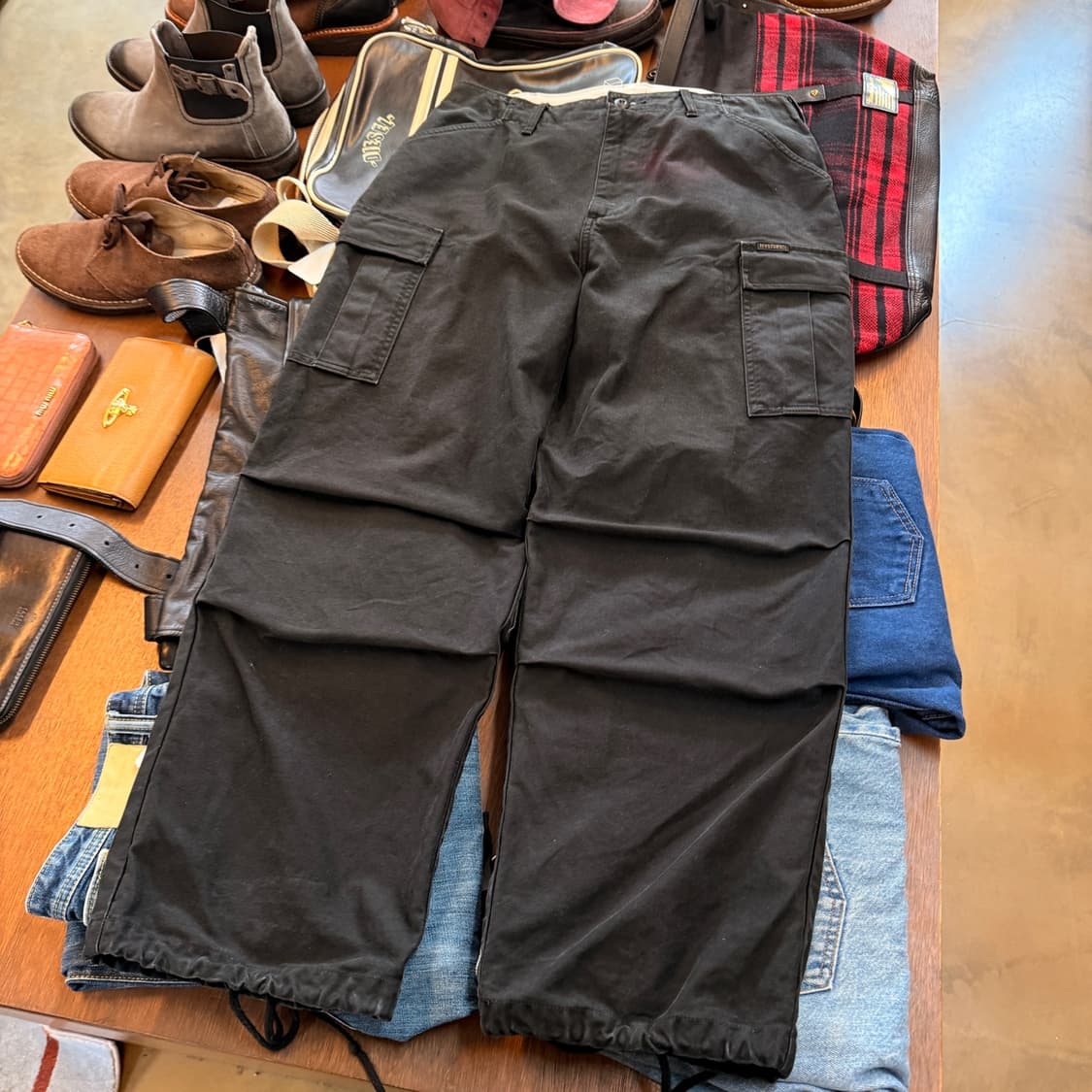 히스테릭 글래머 와이드 BDU M65 팬츠 34 33 밀리터리 팬츠 상품이미지1