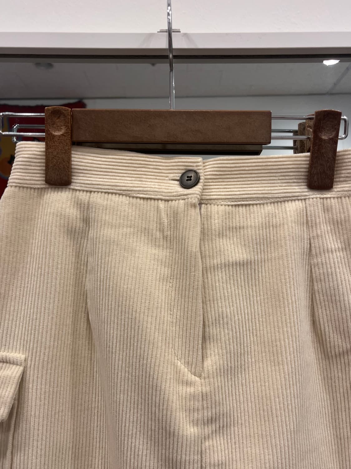 Vtg 빈티지 코듀로이 밴딩 스커트 (~28inch) 상품이미지2