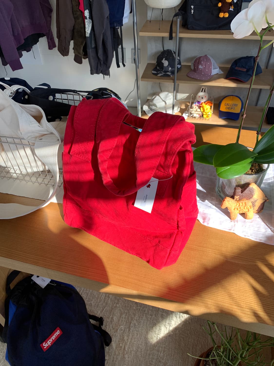 Kapital 캐피탈 캔버스 토트백 상품이미지1