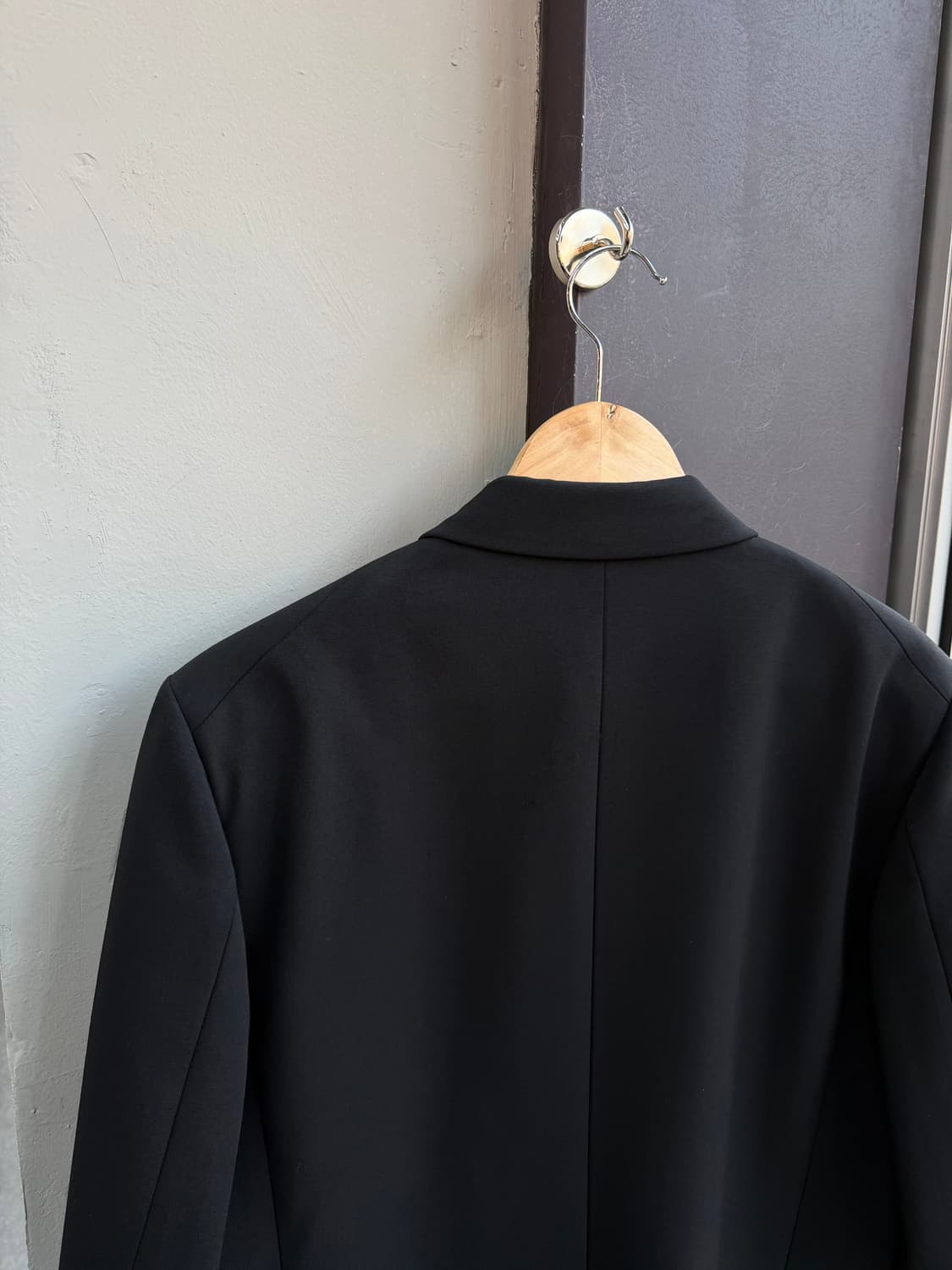 100/ 시스템옴므 브라이튼 사선 원버튼 자켓 상품이미지7