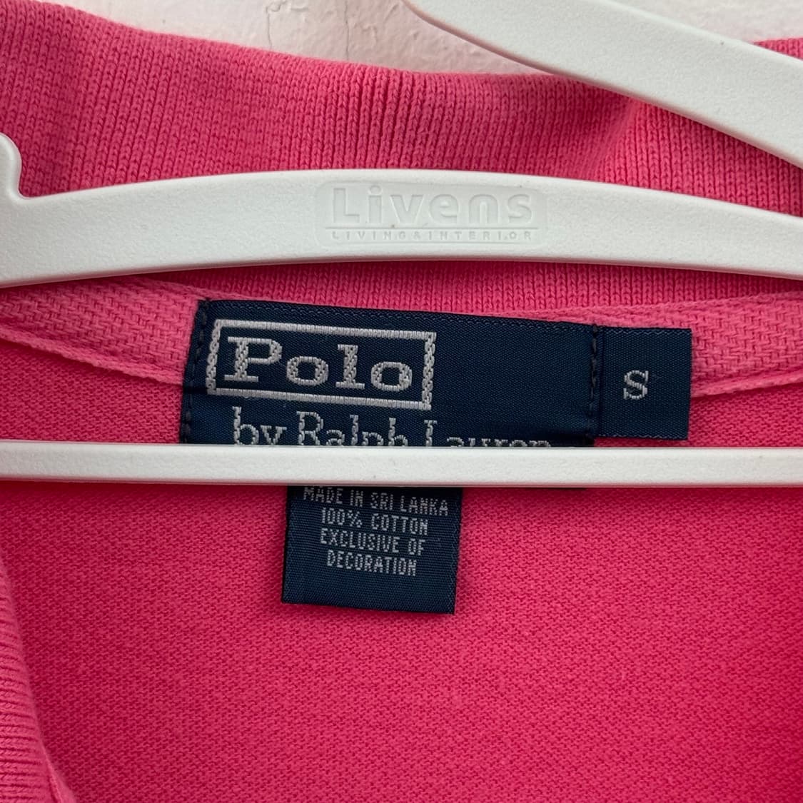S 폴로 핑크 빅로고 PK 상품이미지3