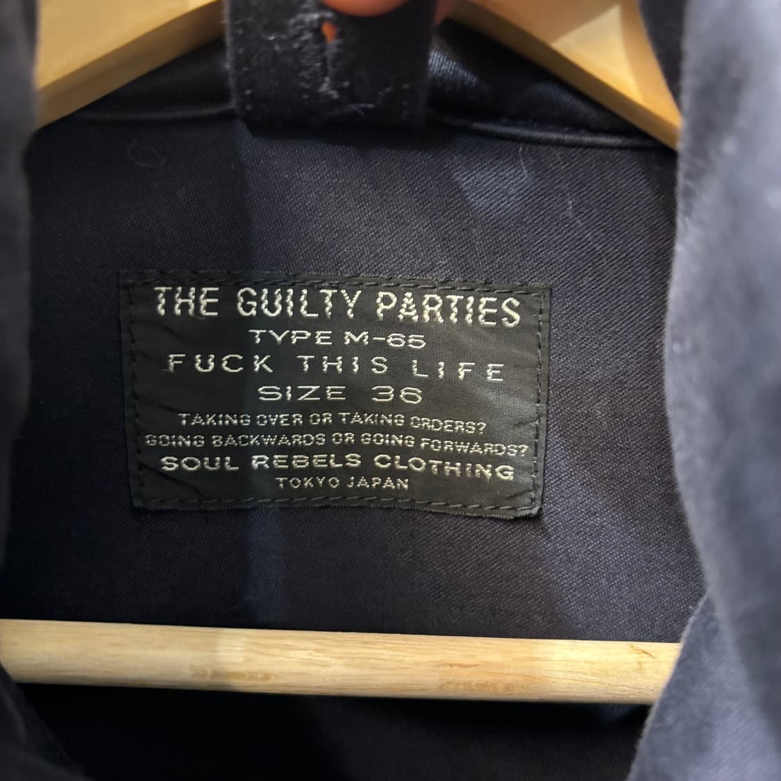 와코마리아 성모 마리아 네이비 M-65 필드자켓 S 상품이미지7