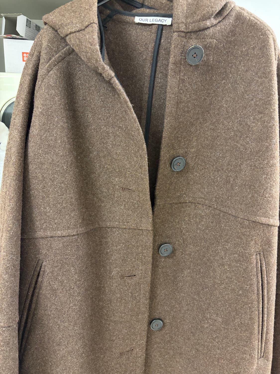 아워레가시 더플코트 브라운 36 상품이미지2