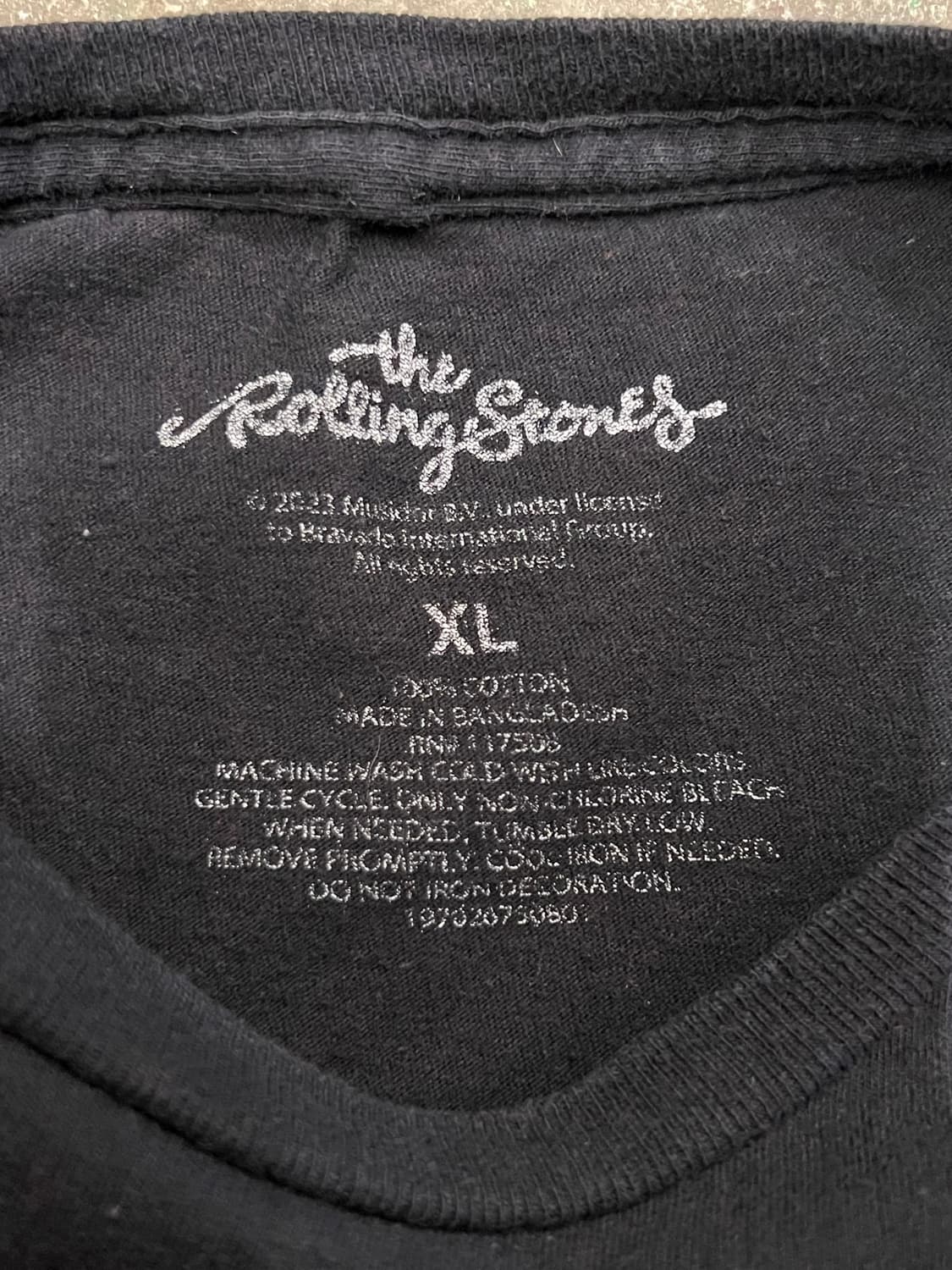 [XL] 롤링스톤즈 밴드티 오피셜 머천다이즈 반팔티 크랙 프린팅 굿즈 상품이미지9
