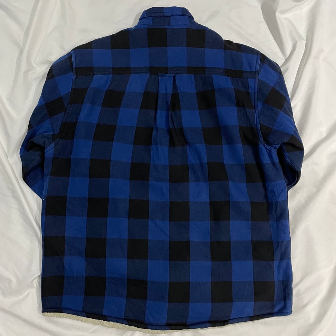 플란넬 양털 셔츠자켓 L 상품이미지3