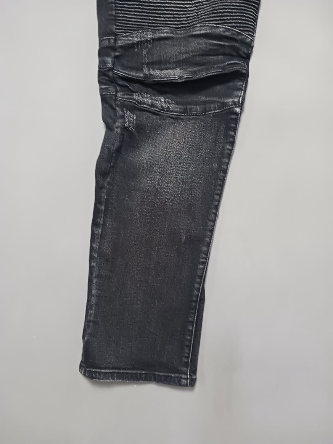 [38] 발망 바이커 블랙진 청바지 상품이미지3