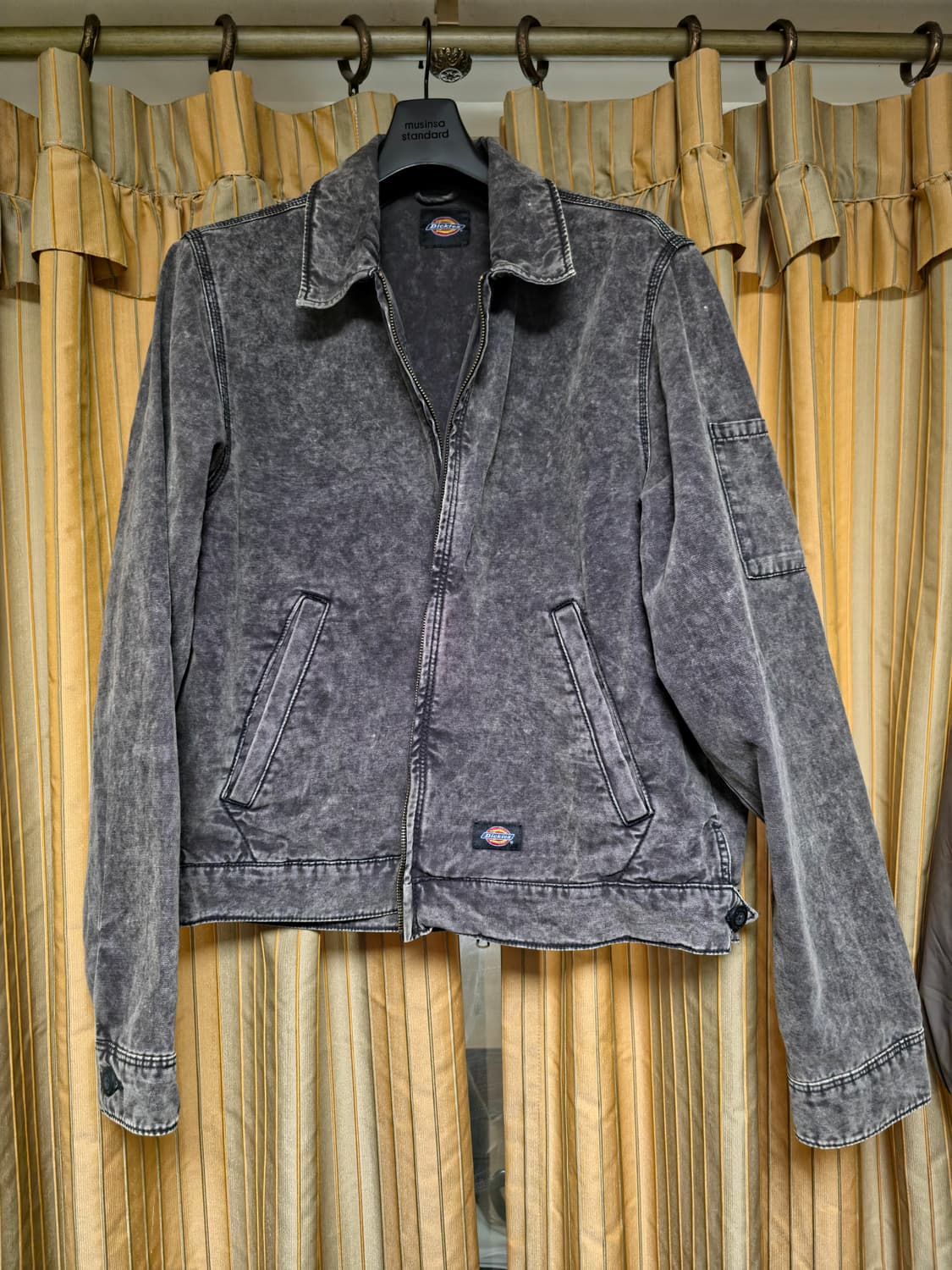 디키즈 뉴잉턴 워시드 자켓 블랙 M 상품이미지2