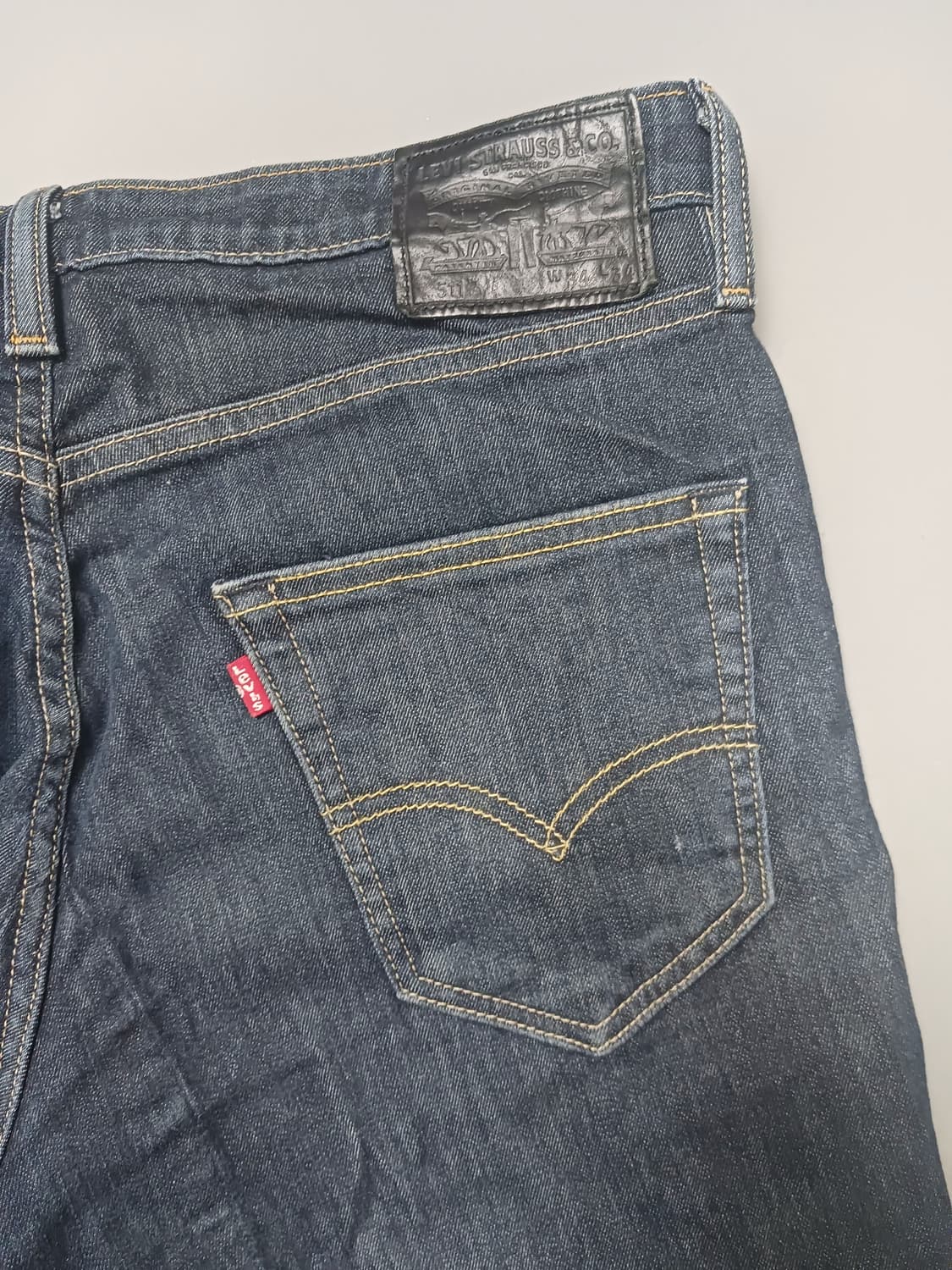 [34] 리바이스 511 흑청 블랙패치 슬림진 청바지 상품이미지9