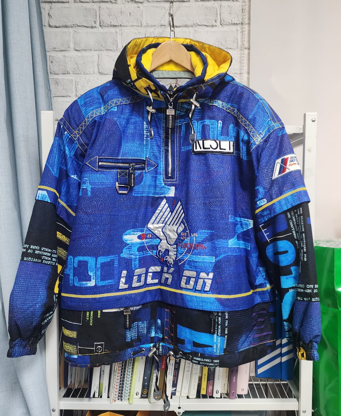 엘레쎄 LOCK ON 빈티지 스키복 스노우보드복 90 올드스쿨 스노보드복 상품이미지1