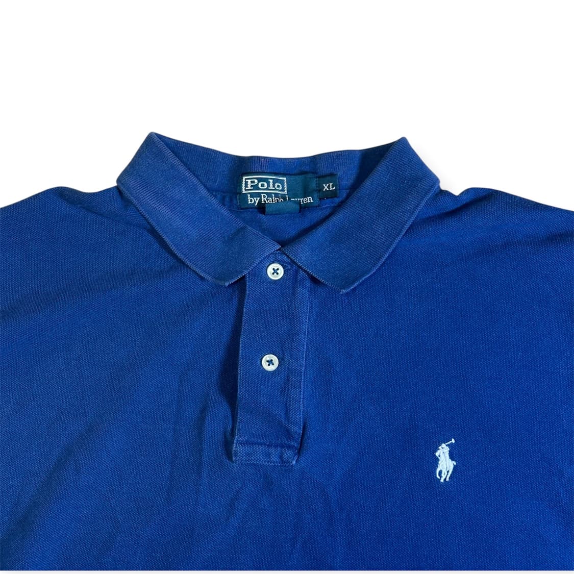 폴로 랄프 로렌 정품 반팔 카라티 네이비 XL 상품이미지4
