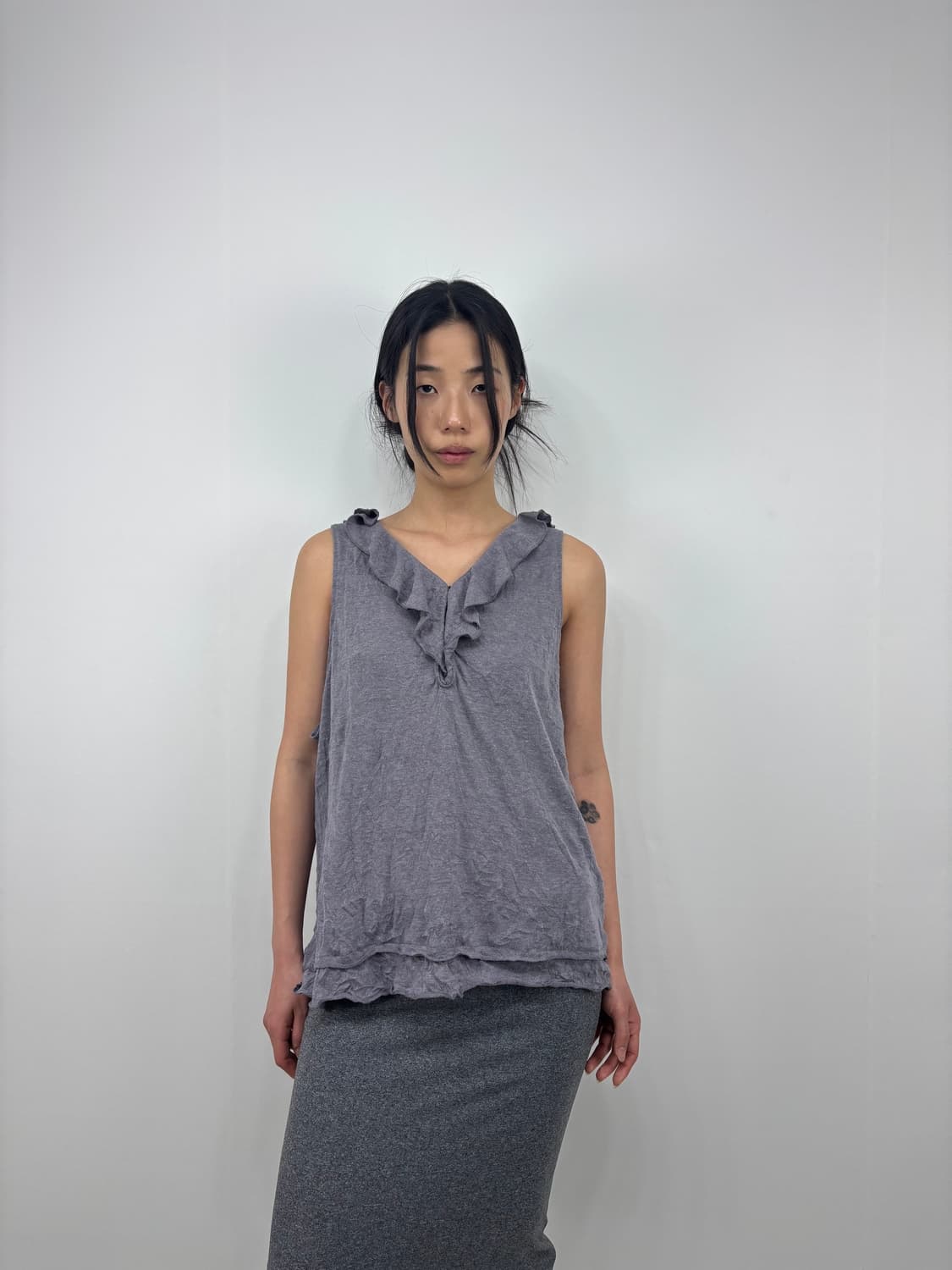 DUSTY PURPLE SLEEVELESS TOP 상품이미지1