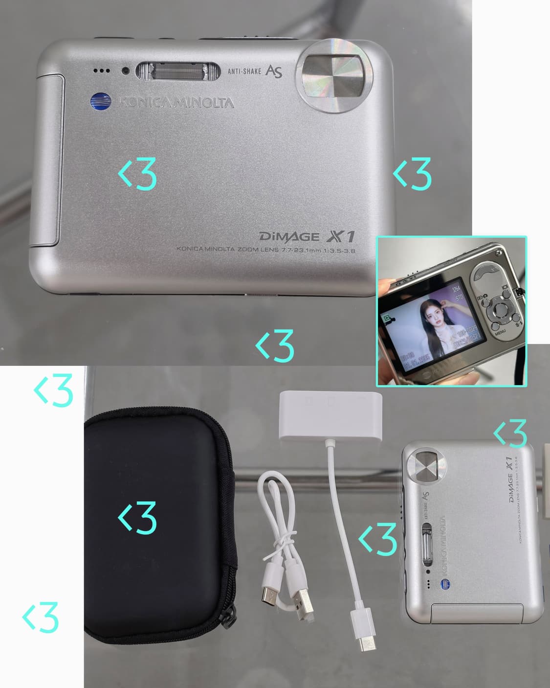 🩵SS민트급🩵 코니카 미놀타 디미지 X1 (빈티지 디카) 양도 상품이미지1