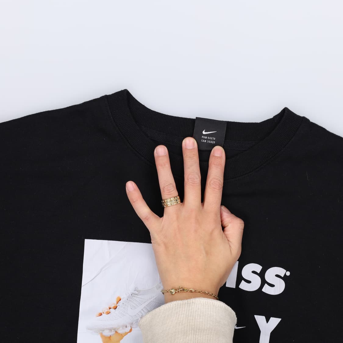 [95정도] 신발프린팅 맨투맨 0108H1 상품이미지4