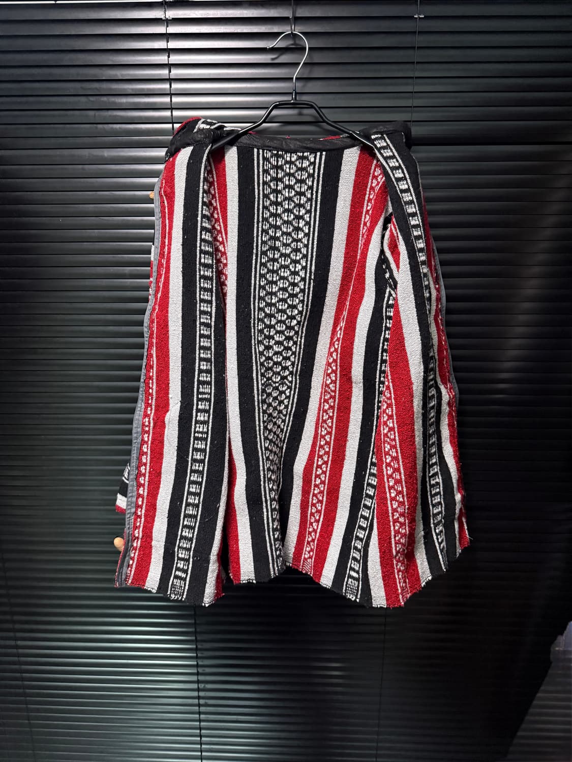 러그 리폼 집업 후드 에스닉 가디건 러그 보헤미안 스트라이프 울 코트 상품이미지7