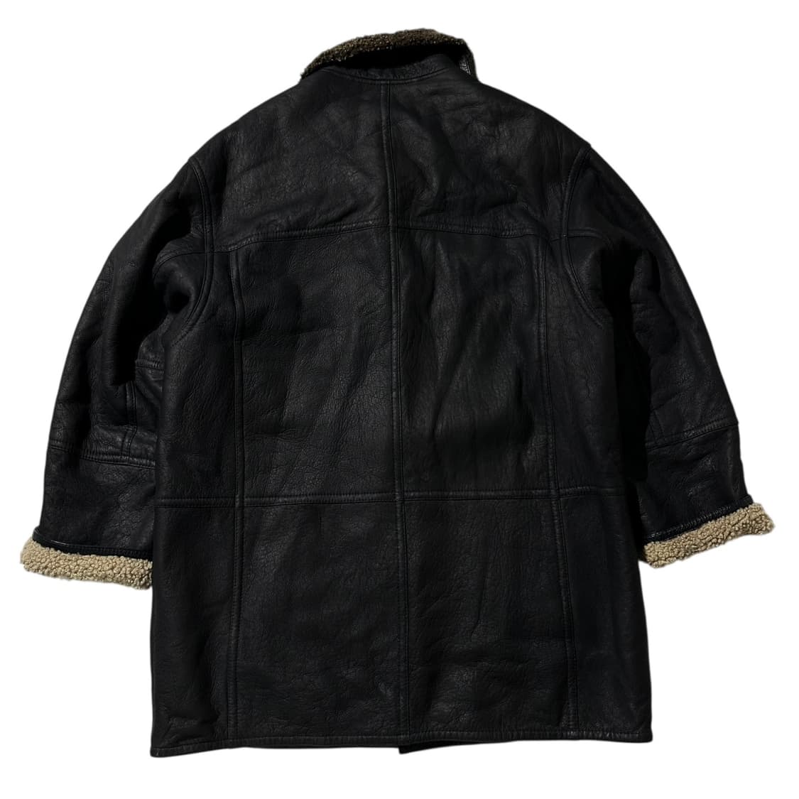 Snow Leather Australia 레더 시어링 싱글 무스탕 자켓 상품이미지3