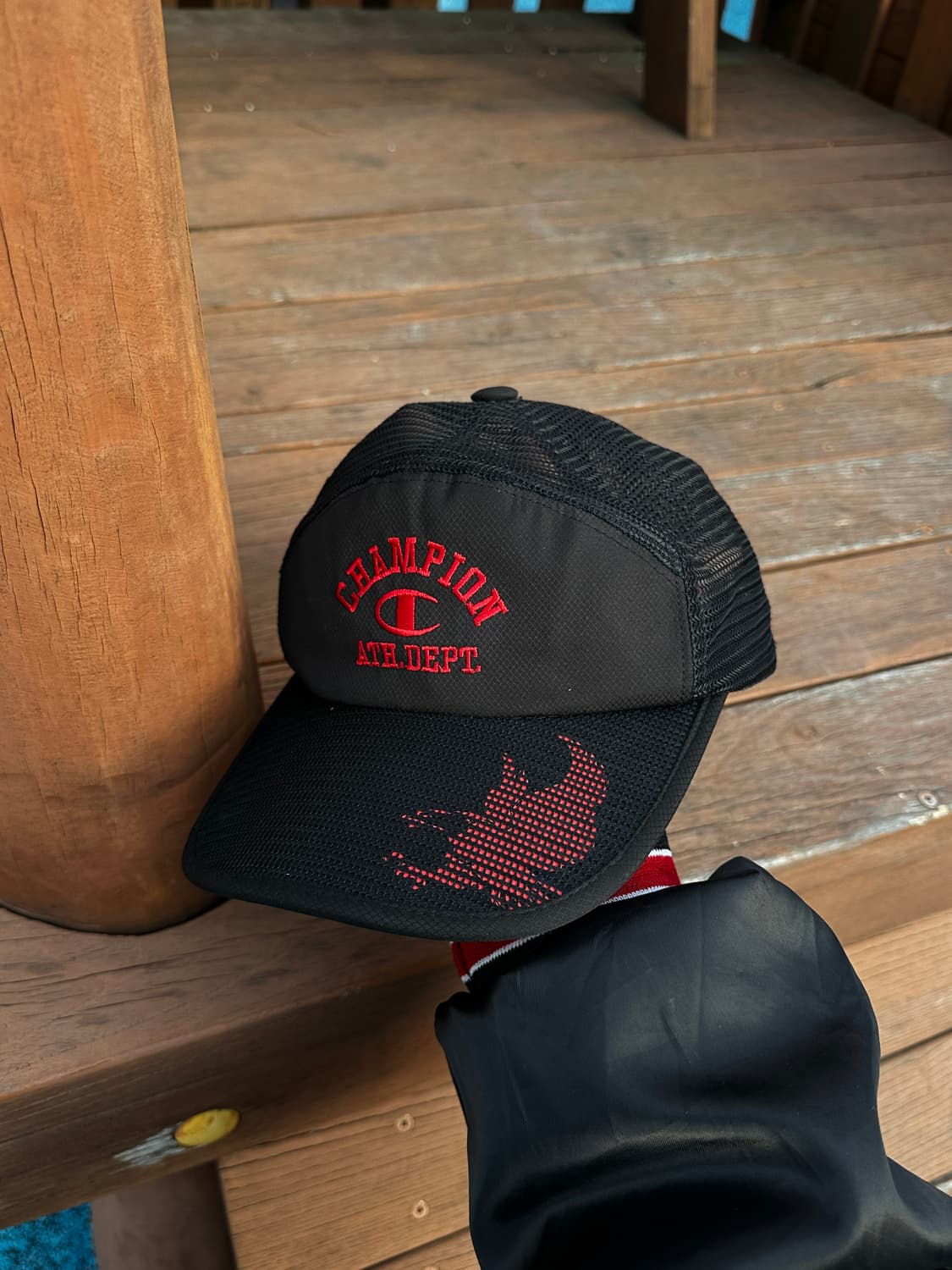 Champion 메쉬 트러커 볼캡 Athletic Dept 상품이미지2