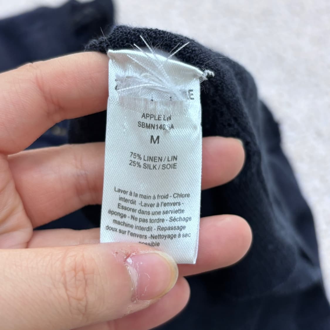 M 해골큐빅 여성 긴팔 시스루 0429E 상품이미지4