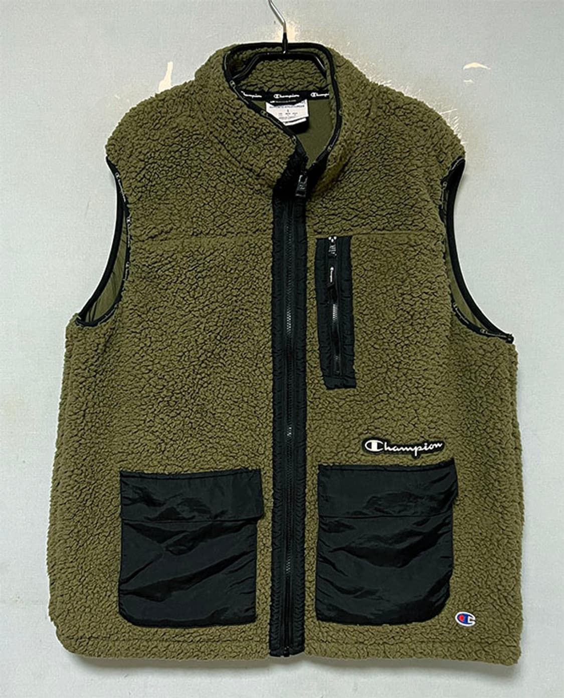 챔피온 코지하이 남자 플리스 조끼 캐주얼 매장판 XXL 110 상품이미지1