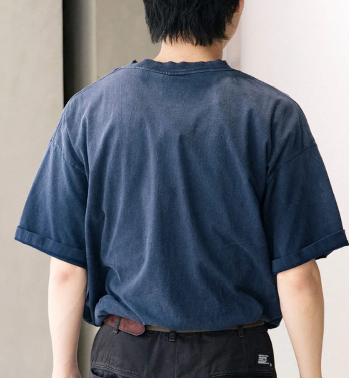 [새상품/2XL] 세인트미카엘x네이버후드 STHD NBHD 반팔 네이비 상품이미지4