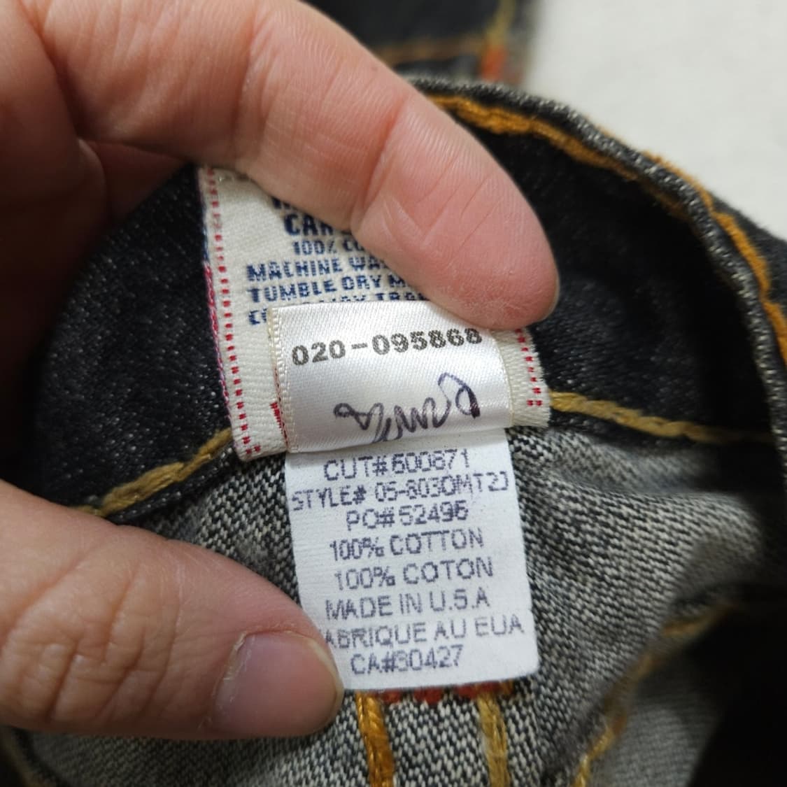 트루릴리전 조이 슈퍼 T 데님 팬츠 28/33 상품이미지10