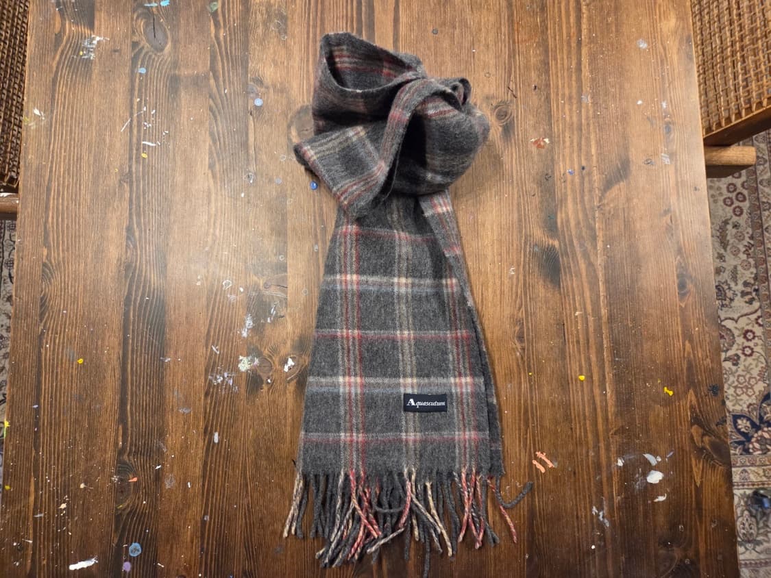 아쿠아스큐텀 캐시미어 머플러 상품이미지1