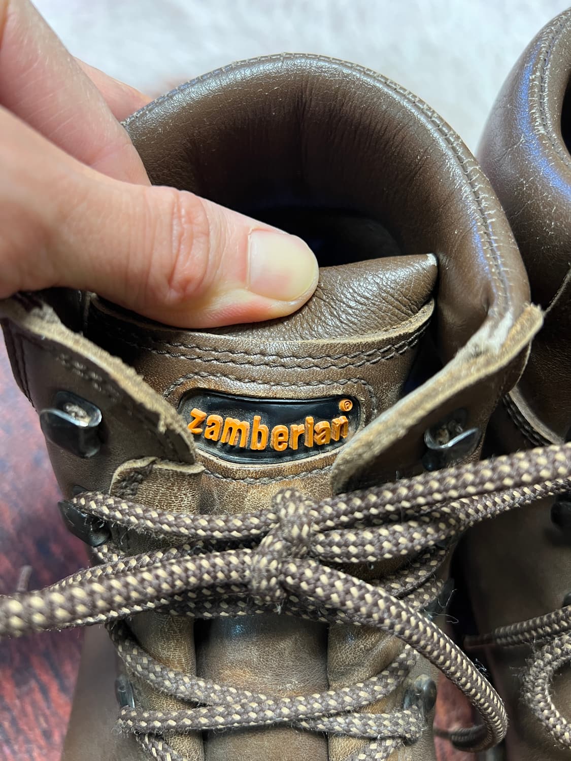 [275] 잠발란 클래식 하이킹 부츠 브라운 43 상품이미지5