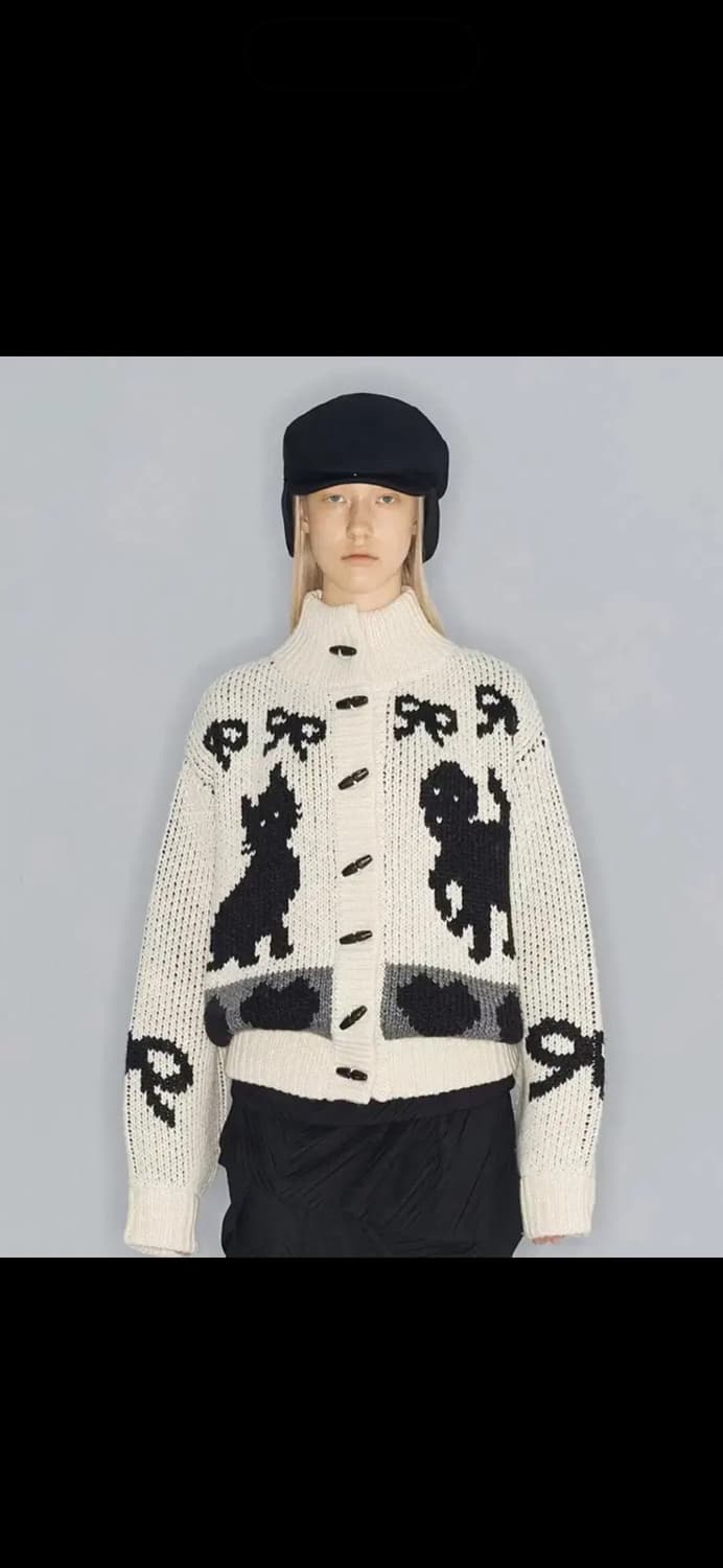 오픈와이와이 open yy 펫클럽 코위찬 자켓 아이보리 상품이미지1