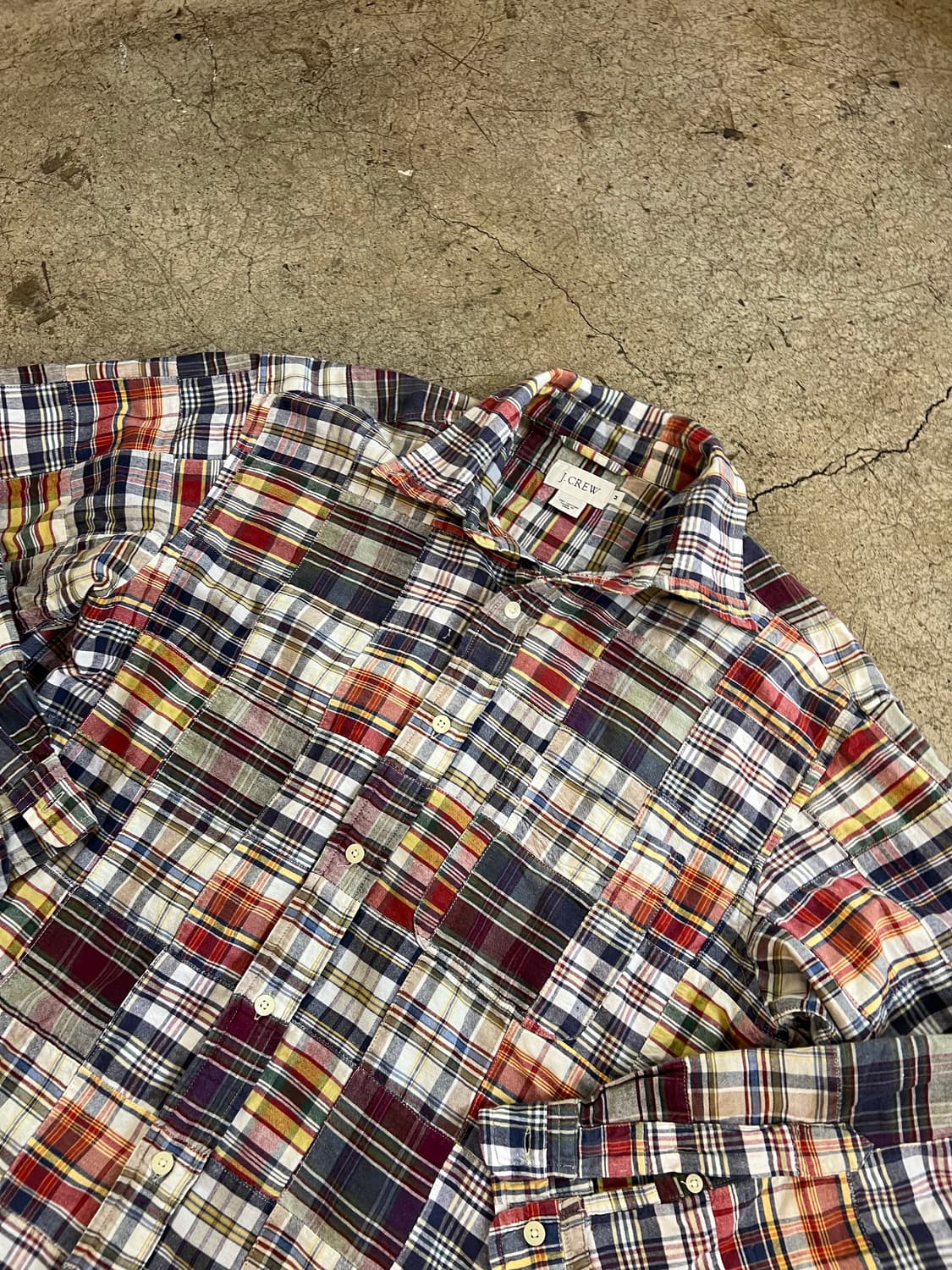 J. CREW 체크 포켓 셔츠 M 상품이미지3