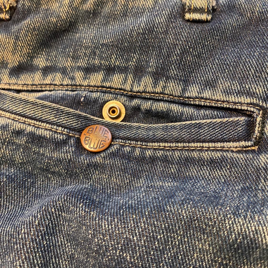 Blue Blue 와이드 컷오프 데님팬츠 상품이미지5