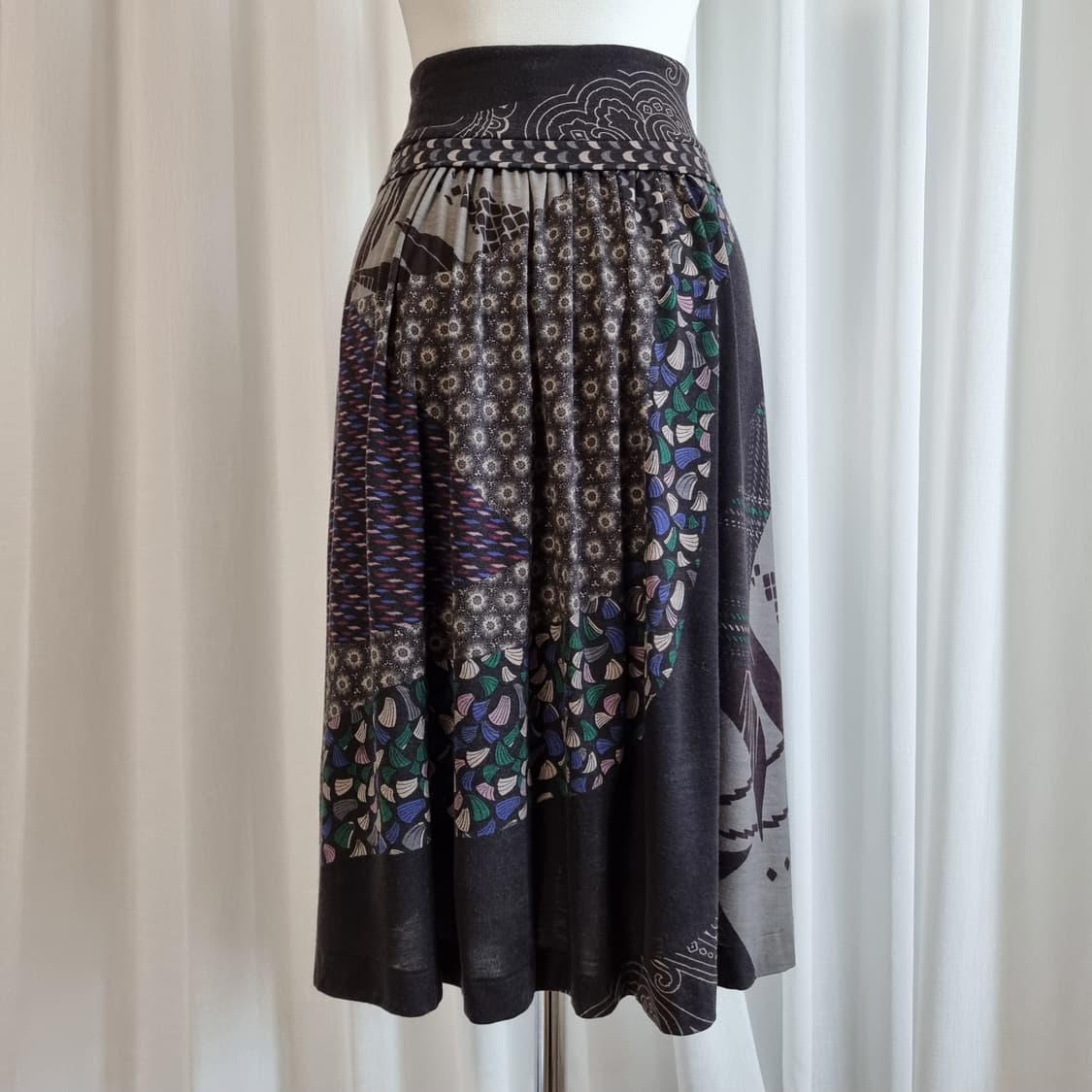 에트로 ETRO 니트 밴딩 스커트 치마 (30-31인치/표기44) 상태굿 상품이미지3