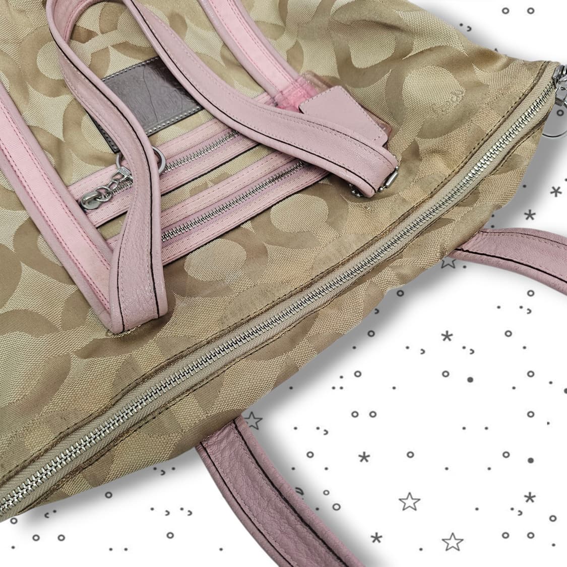 Coach 코치 파피 핑크 토트백 상품이미지9