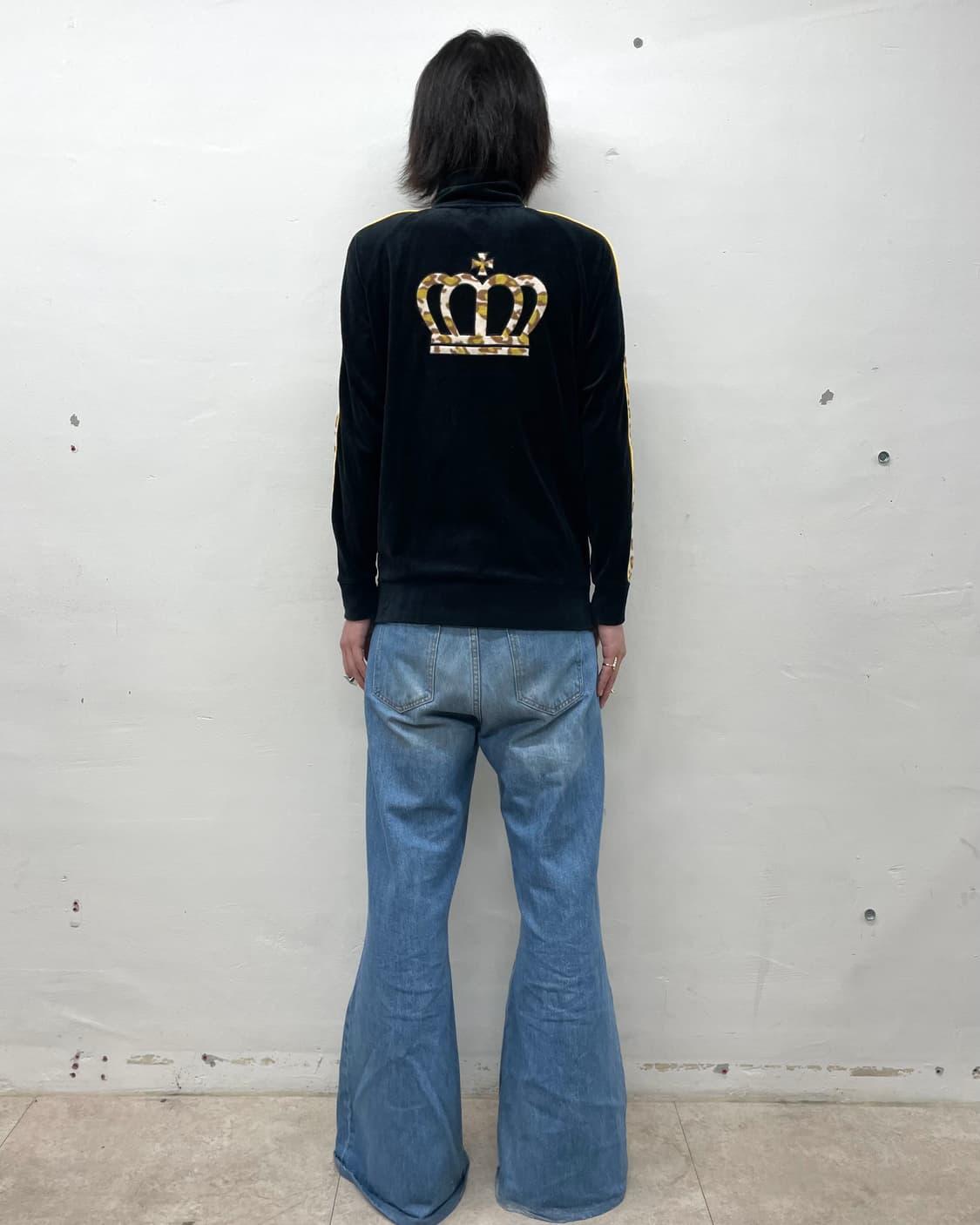 Baby doll leopard velvet track top 상품이미지6