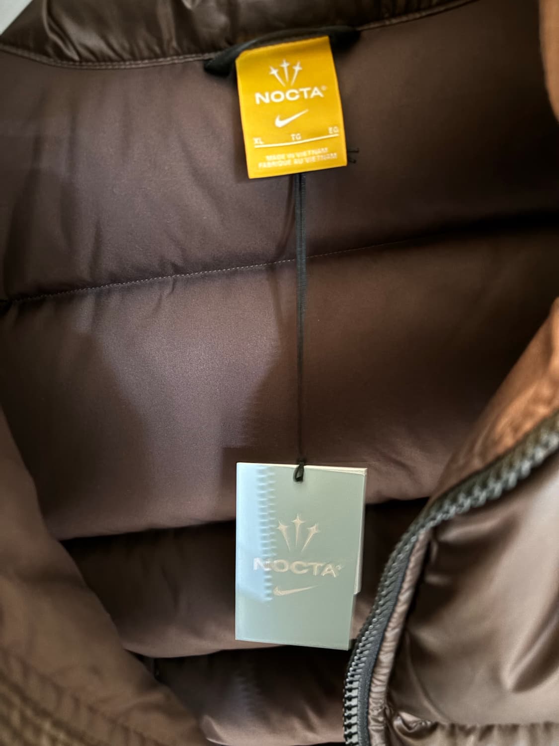 나이키x녹타 패딩 브라운 xl(아시아) 상품이미지2