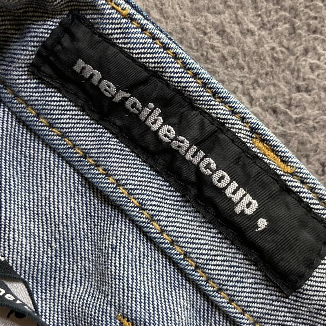 메르시보꾸 사루엘 데님팬츠  상품이미지5