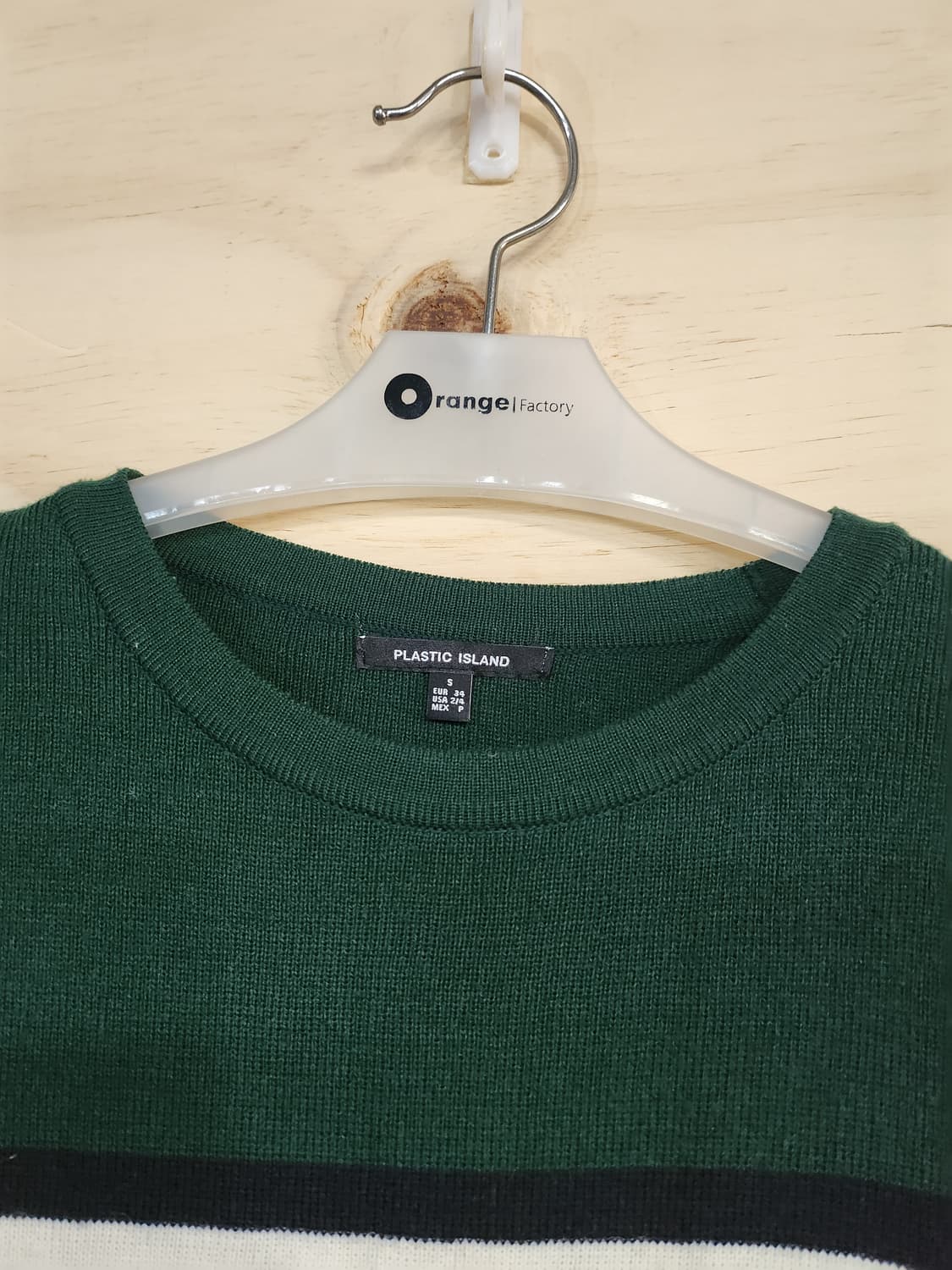 1079) 플라스틱아일랜드 8부 니트 상품이미지3