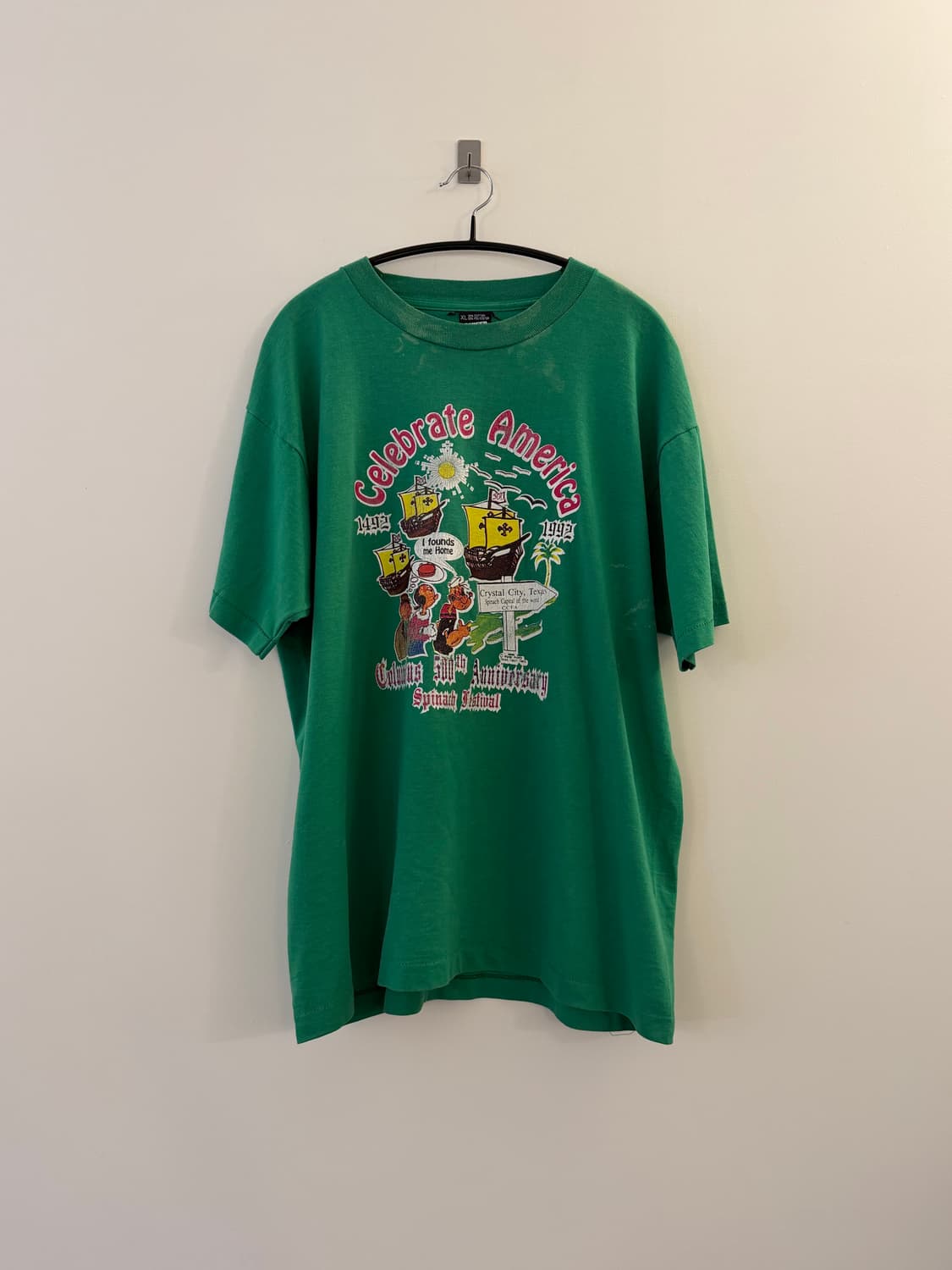 80s 빈티지 반팔 티셔츠 XL 상품이미지1